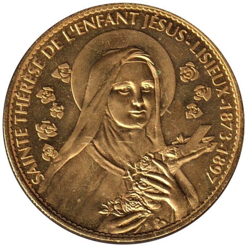 Jeton touristique - 14- Lisieux - Basilique - Sainte-Thérèse de l'enfant de Jésus - 2012