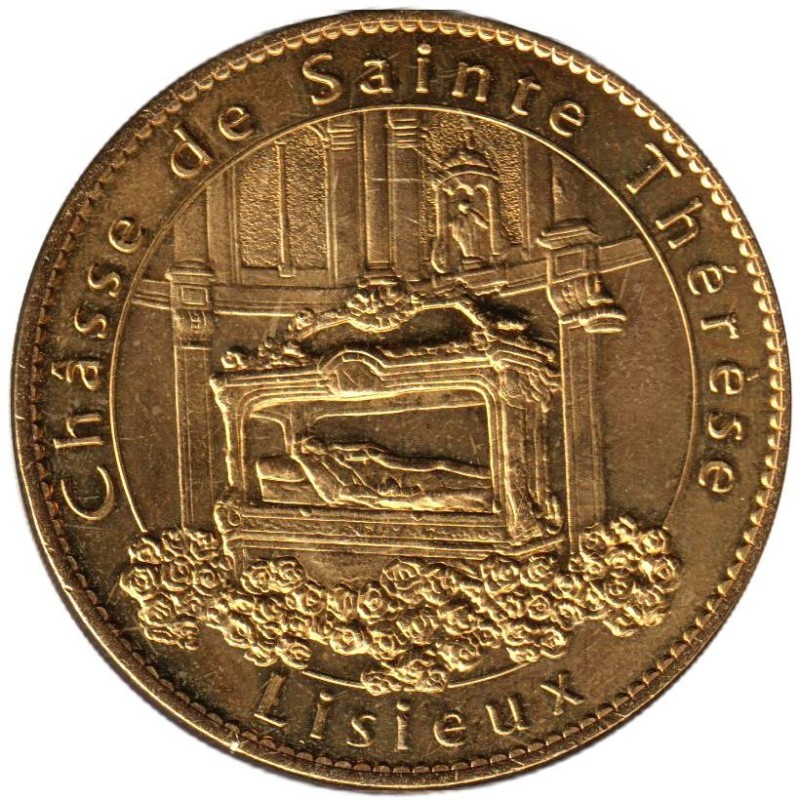 Jeton touristique - 14- Lisieux - Basilique - Chasse de Sainte-Thérèse - 2014