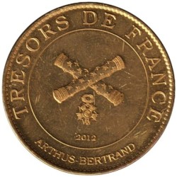 Jeton touristique - 17- Pons - Le château des énigmes - Château d'Usson - 2012