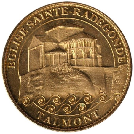 Jeton touristique - 17- Talmon-sur-Gironde - Eglise Sainte Radegonde - 2014