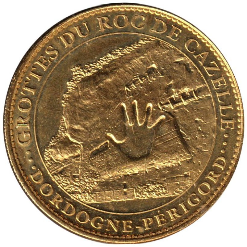 Jeton touristique - 24- Les Eyzies-de-Tayac-Sireuil - Grottes du roc de Cazelle - 2008
