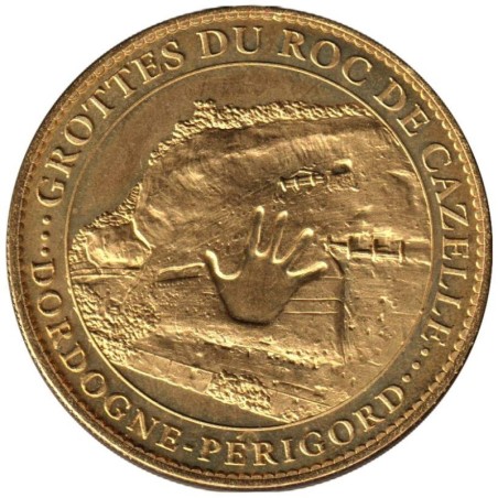 Jeton touristique - 24- Les Eyzies-de-Tayac-Sireuil - Grottes du roc de Cazelle - 2011