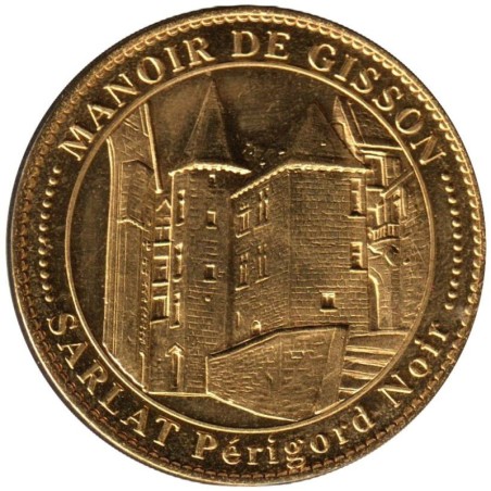 Jeton touristique - 24- Sarlat-la-Canéda - Manoir de Gisson - 2011
