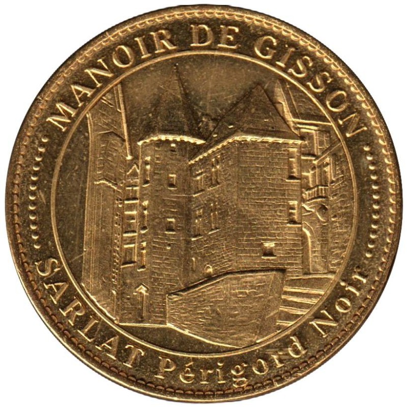 Jeton touristique - 24- Sarlat-la-Canéda - Manoir de Gisson - 2011