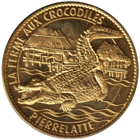 Jeton touristique - 26- Pierrelatte - La ferme aux crocodiles - 2012