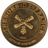 Jeton touristique - 26- Pierrelatte - La ferme aux crocodiles - 2012