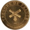 Jeton touristique - 26- Pierrelatte - La ferme aux crocodiles - Gavial du Gange - 2011