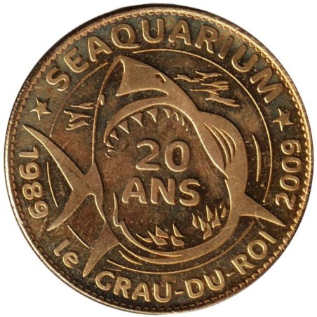 Jeton touristique - 30- Grau-du-Roi - Seaquarium - 20 ans - 2010