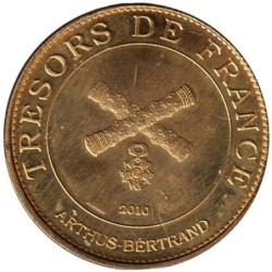 Jeton touristique - 30- Vers-Pont-du-Gard - Aqueduc Romain - Reflet - 2010