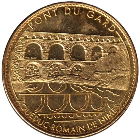 Jeton touristique - 30- Vers-Pont-du-Gard - Aqueduc Romain - Reflet - 2010
