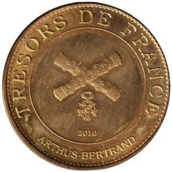 Jeton touristique - 30- Vers-Pont-du-Gard - Aqueduc Romain - Reflet - 2010