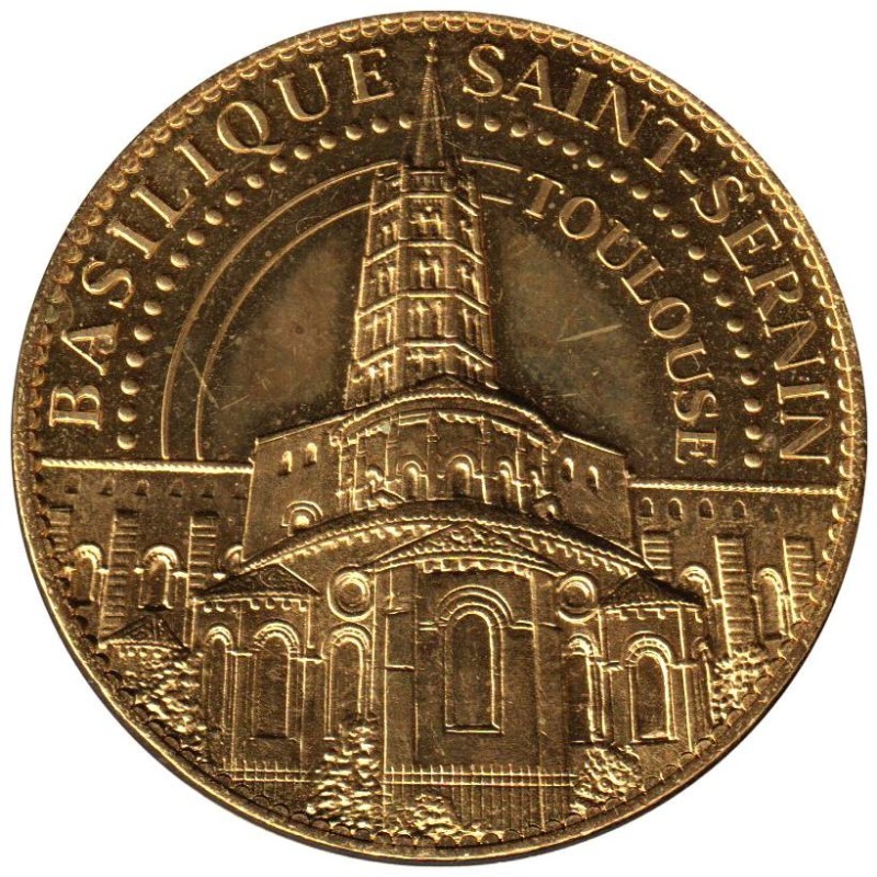 Jeton touristique - 31- Toulouse - Basilique Saint-Sernin - 2012