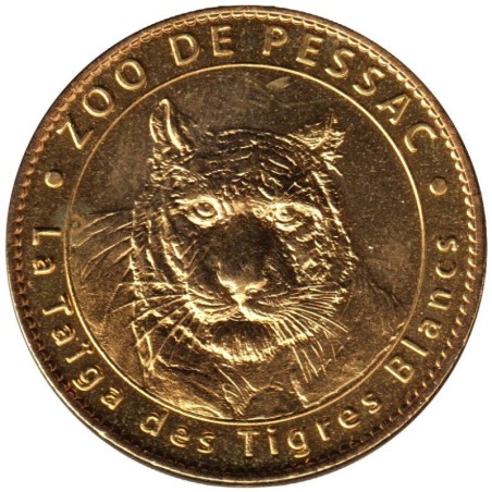 Jeton touristique - 33- Pessac - Zoo - La taïga des tigres blancs - 2009