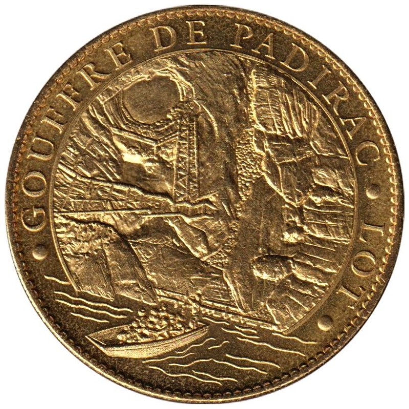Jeton touristique - 46- Padirac - Gouffre de Padirac - 2010