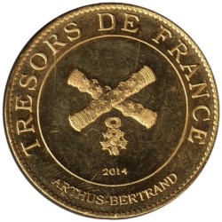 Jeton touristique - 46- Rocamadour - La forêt des singes- 40ans d'émotion - 2014