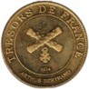 Jeton touristique - 46- Rocamadour - La forêt des singes- 40ans d'émotion - 2014