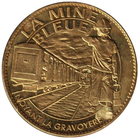 Jeton touristique - 49- Noyant-la-Gravoyere - La mine bleue - 2010