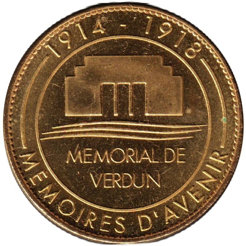 Jeton touristique - 55- Fleury-Devant-Douaumont - Mémorial de Verdun - Mémoires d'avenir - 2010