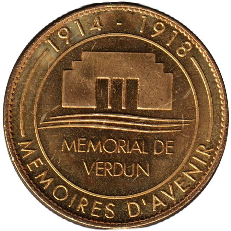 Jeton touristique - 55- Fleury-Devant-Douaumont - Mémorial de Verdun - Mémoires d'avenir - 2010