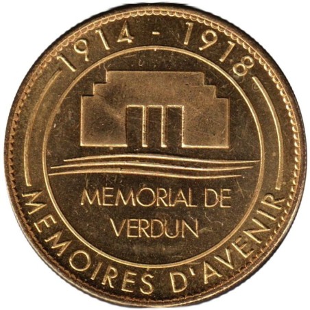 Jeton touristique - 55- Fleury-Devant-Douaumont - Mémorial de Verdun - Mémoires d'avenir - 2010
