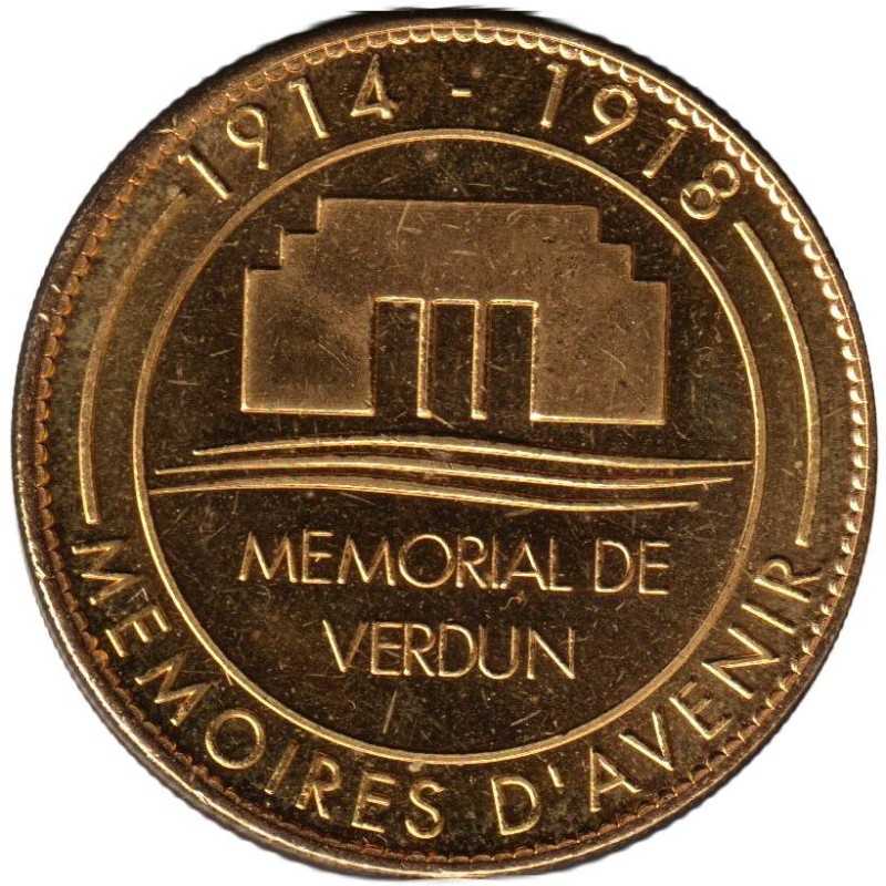Jeton touristique - 55- Fleury-Devant-Douaumont - Mémorial de Verdun - Mémoires d'avenir - 2010