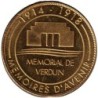 Jeton touristique - 55- Fleury-Devant-Douaumont - Mémorial de Verdun - Mémoires d'avenir - 2010