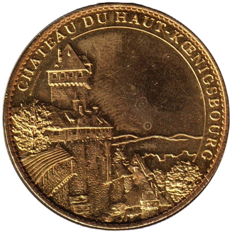 Jeton touristique - 67- Orschwiller - Château du haut Koenigsbourg - Le donjon - 2010