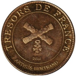 Jeton touristique - 67- Orschwiller - Château du haut Koenigsbourg - Le donjon - 2010