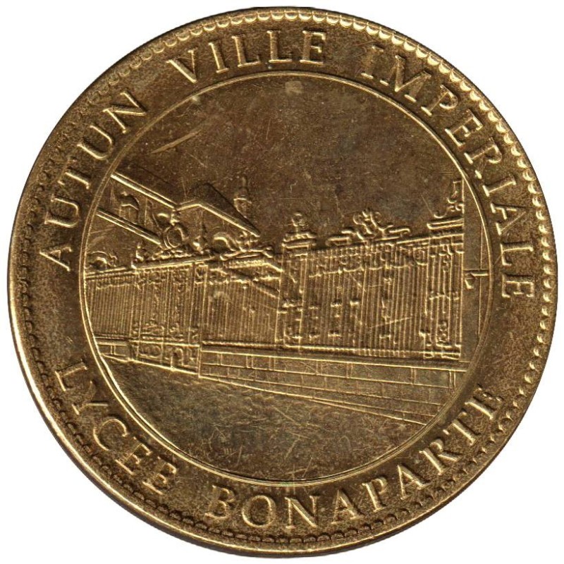 Jeton touristique - 71- Autun - Ville impériale - Lycée Bonaparte - 2013