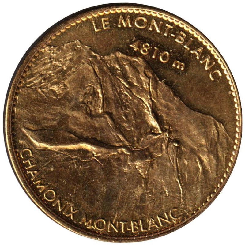 Jeton touristique - 74- Chamonix-Mont-Blanc  - Le Mont-Blanc - 4810m - 2009