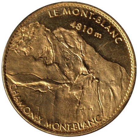 Jeton touristique - 74- Chamonix-Mont-Blanc  - Le Mont-Blanc - 4810m - 2014