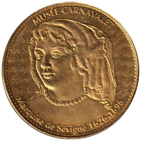 Jeton touristique - 75- Paris - Musée Carnavalet - Marquise de Sévigné 1626-1696 - 2006