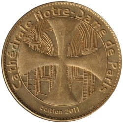 Jeton touristique - 75- Paris - Notre-Dame de Paris - Vierge à l'enfant N°3 - 2011