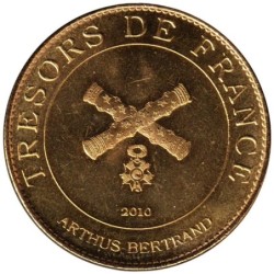 Jeton touristique - 75- Paris - Image Document - Paris monuments - 2010