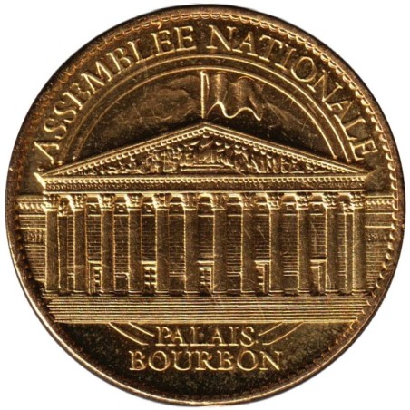 Jeton touristique - 75- Paris - Assemblée Nationale - Palais Bourbon - 2010