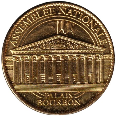 Jeton touristique - 75- Paris - Assemblée Nationale - Palais Bourbon - 2010