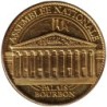 Jeton touristique - 75- Paris - Assemblée Nationale - Palais Bourbon - 2010