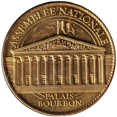Jeton touristique - 75- Paris - Assemblée Nationale - Palais Bourbon - 2010