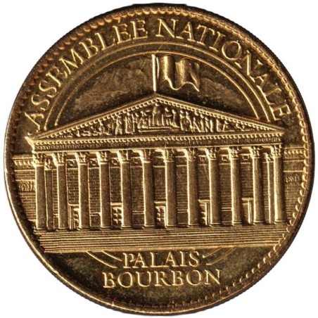 Jeton touristique - 75- Paris - Assemblée Nationale - Palais Bourbon - 2010