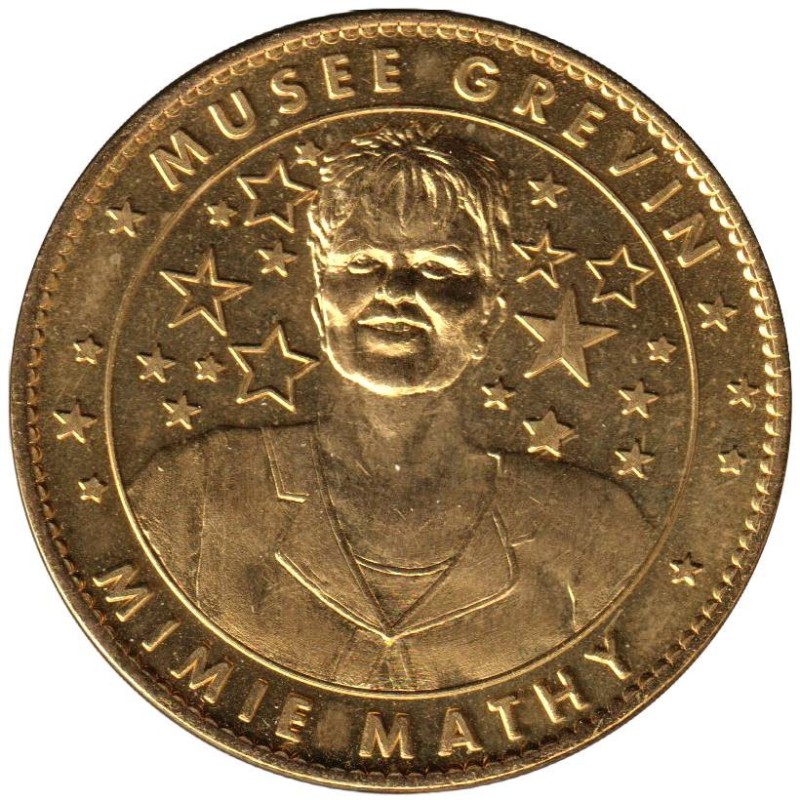 Jeton touristique - 75- Paris - Musée Grévin - Mimie Mathy - 2008