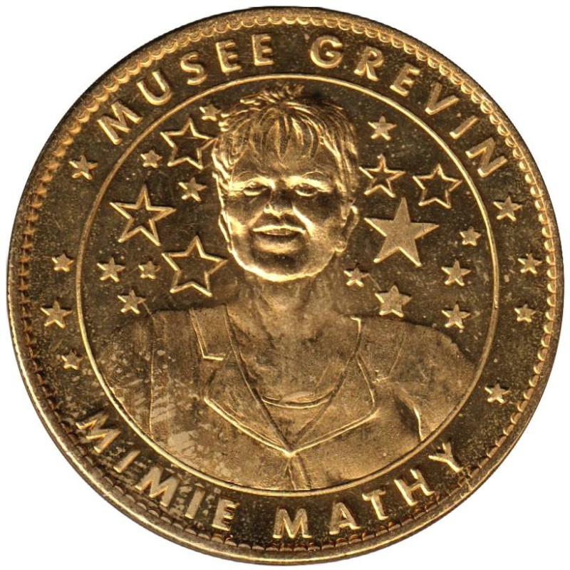 Jeton touristique - 75- Paris - Musée Grévin - Mimie Mathy - 2008