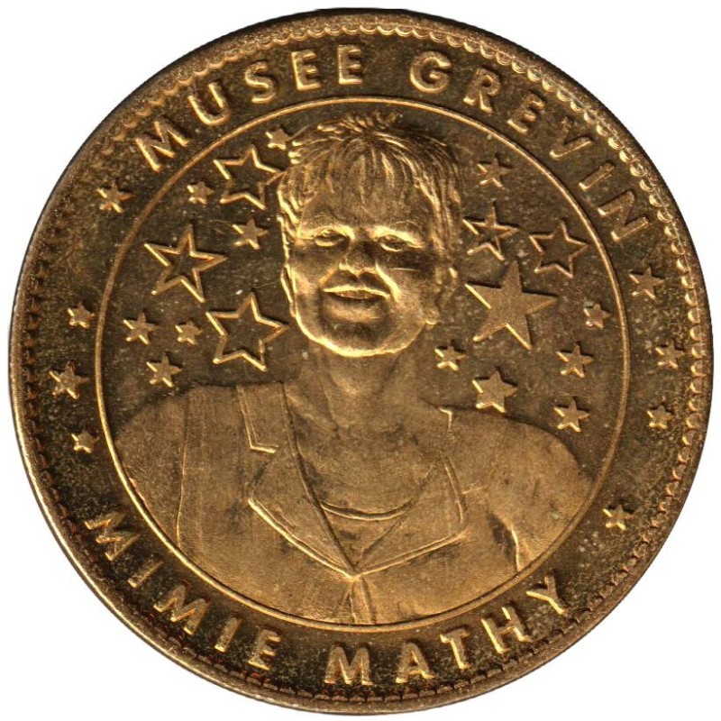 Jeton touristique - 75- Paris - Musée Grévin - Mimie Mathy - 2008