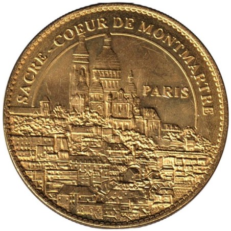 Jeton touristique - 75- Paris - Basilique Sacré-Cur de Montmartre - Vue générale - 2013