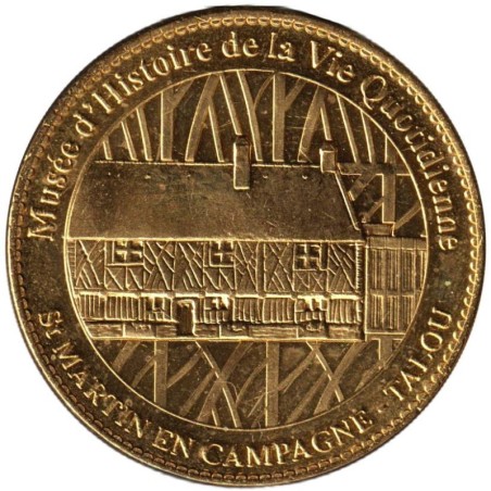 Jeton touristique - 76- Saint-Martin-en-Campagne - Musée d'histoire de la vie quotidienne - 2014
