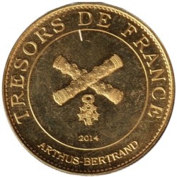 Jeton touristique - 77- Nesles - Le parc des félins - L'ïle des lémuriens - 2014