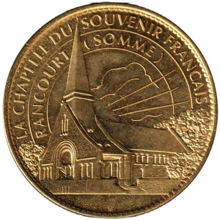 Jeton touristique - 80- Rancourt - La chapelle du souvenir Français - 2007