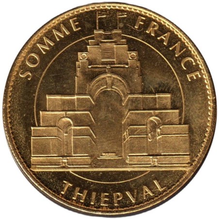 Jeton touristique - 80- Thiépval - Somme France - Le monument - 2010