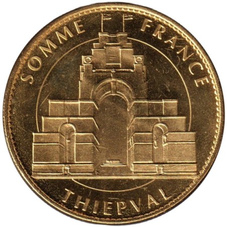 Jeton touristique - 80- Thiépval - Somme France - Le monument - 2010