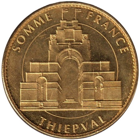 Jeton touristique - 80- Thiépval - Somme France - Le monument - 2010