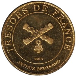 Jeton touristique - 80- Thiépval - Somme France - Le monument - 2014